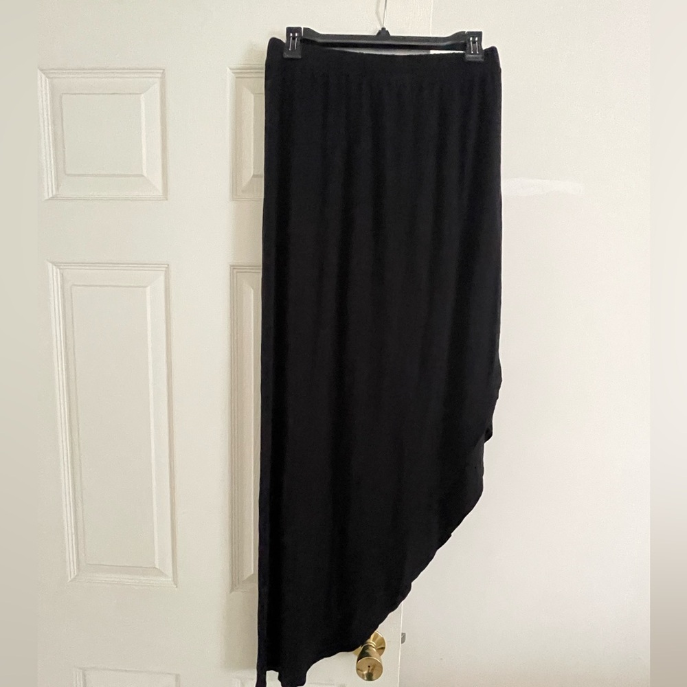 Shopbop Sz M Black Maxi Skirt Slit